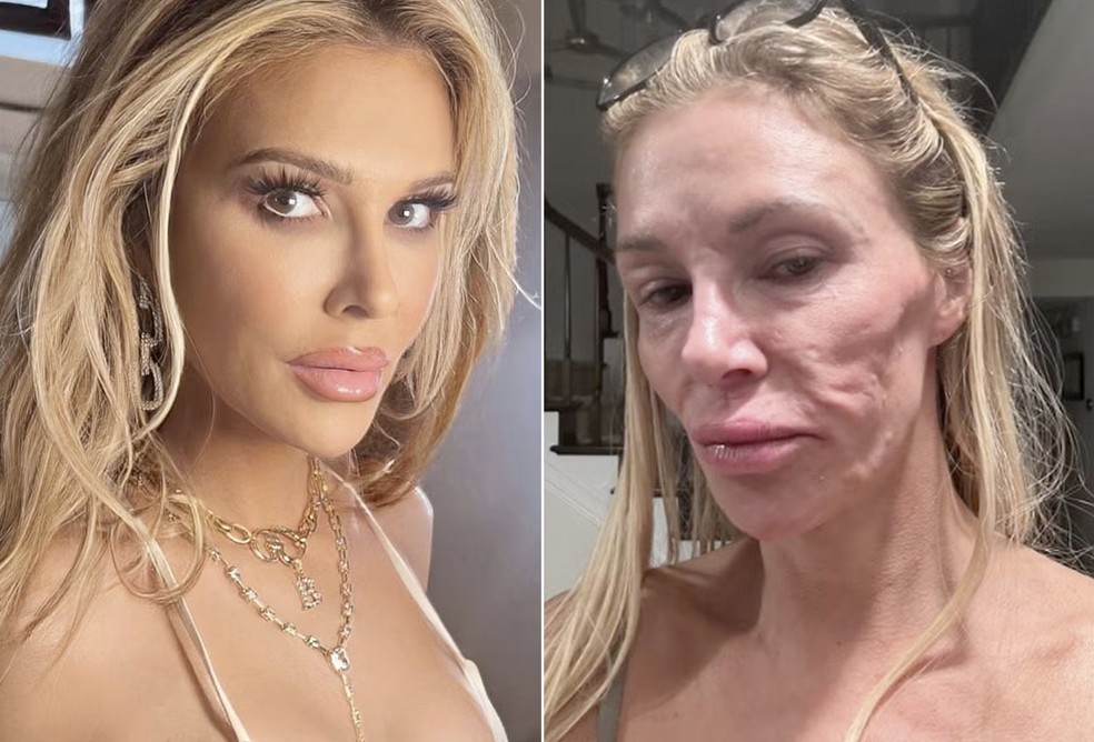 Brandi Glanville — Foto: Reprodução/Instagram e X