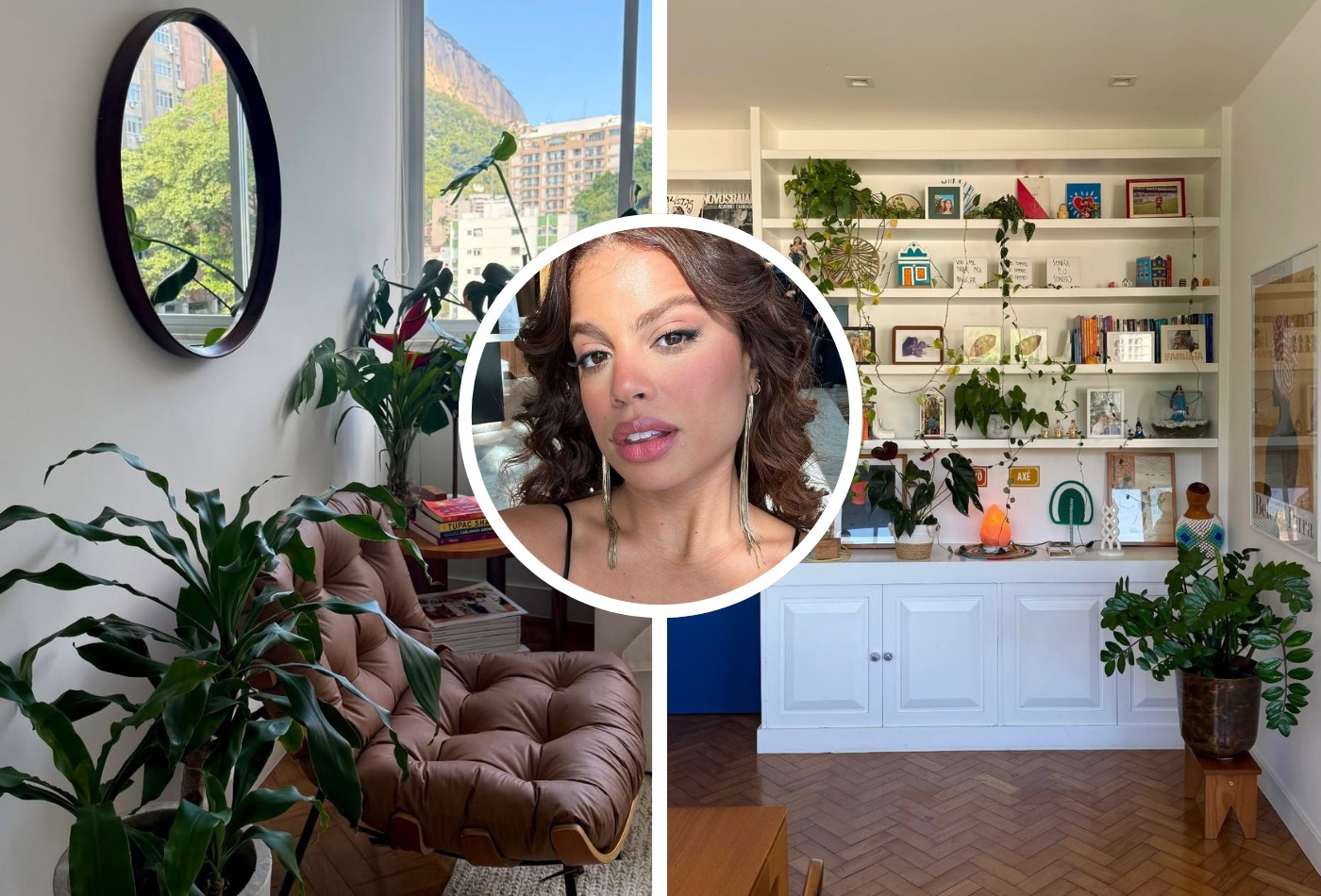 Clara Buarque mostra seu apartamento no Rio com estilo 