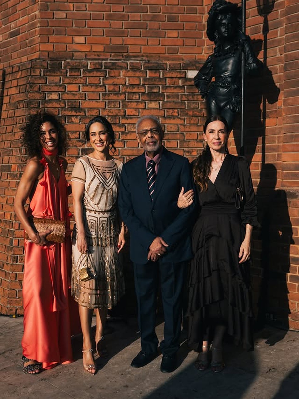 Gilberto Gil parabeniza Juliette e Kaique Cerveny após casamento — Foto: Reprodução/Instagram