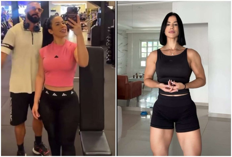 Larissa Tomásia: antes e agora — Foto: Reprodução/Instagram
