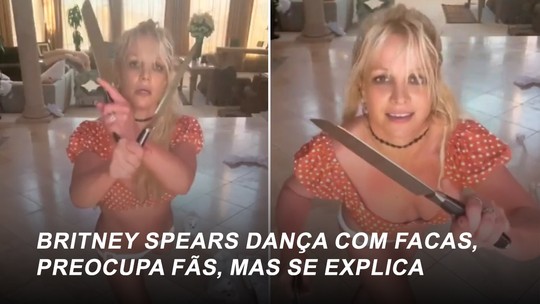 Polícia visita a casa de Britney Spears após vídeo com facas viralizar na internet