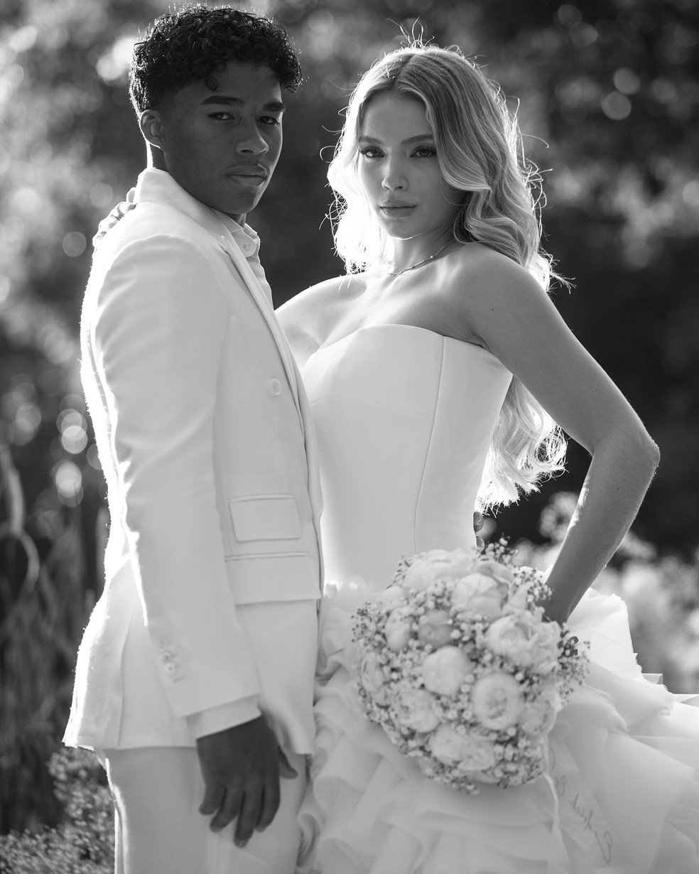 Casamento de Endrick e Gabriely Miranda em Madrid — Foto: Reprodução/ Instagram