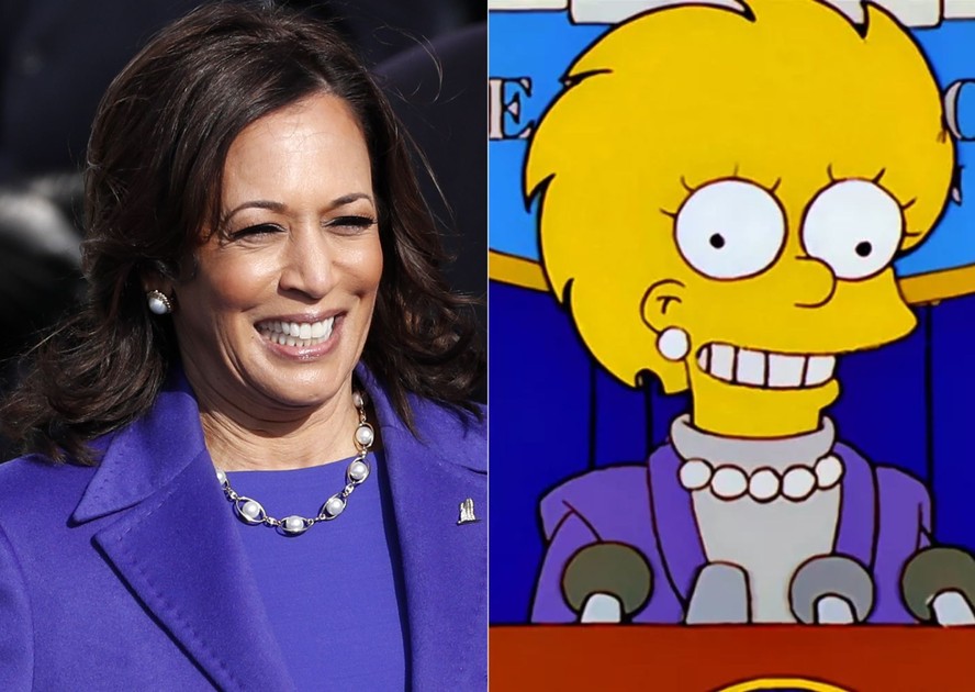 Kamala Harris cita Os Simpsons na Comic-Con
