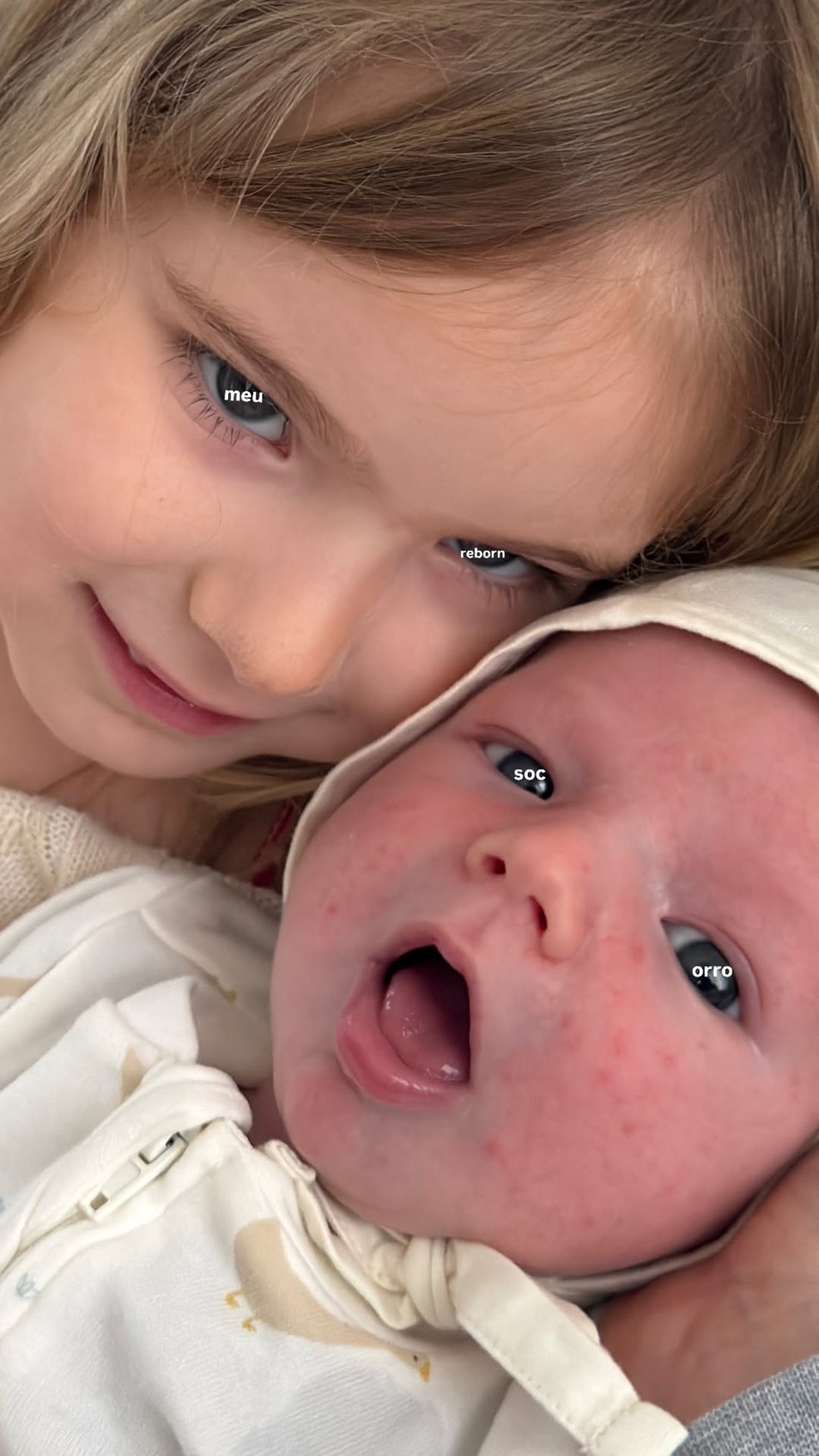 Mel e Tom, filhos de Isa Scherer — Foto: Reprodução/Instagram