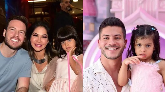 Maíra Cardi diz que Thiago Nigro é segundo pai de Sophia: 'É natural'