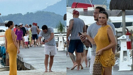 Rafa Kalimann e Allan Souza Lima aproveitam passeio romântico em Angra dos Reis; vídeo e fotos