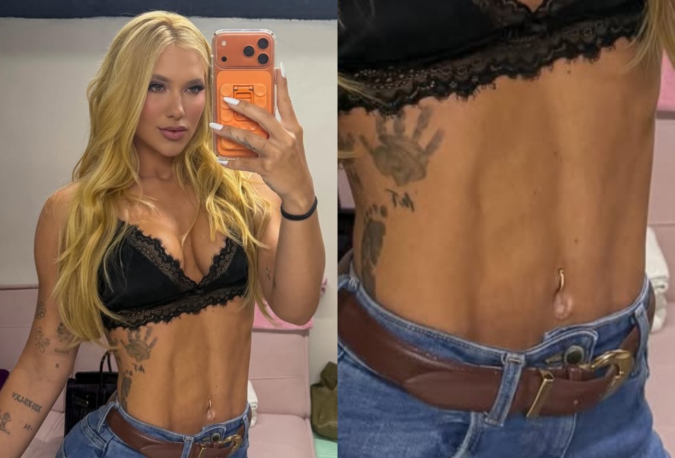 Virginia Fonseca ganha curtida de Vini Jr com foto de lingerie e jeans, mas o que chama atenção é outro detalhe! — Foto: Reprodução/Instagram