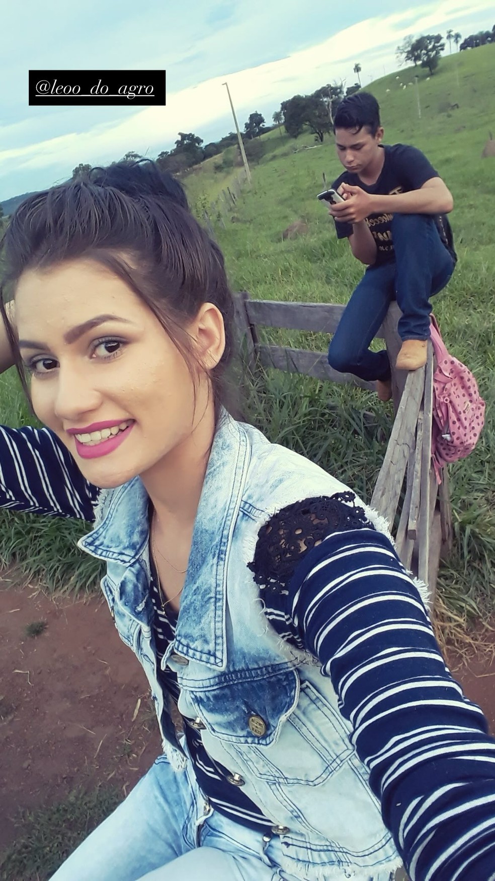 Calita Franciele em fotos antigas — Foto: Reprodução/Instagram