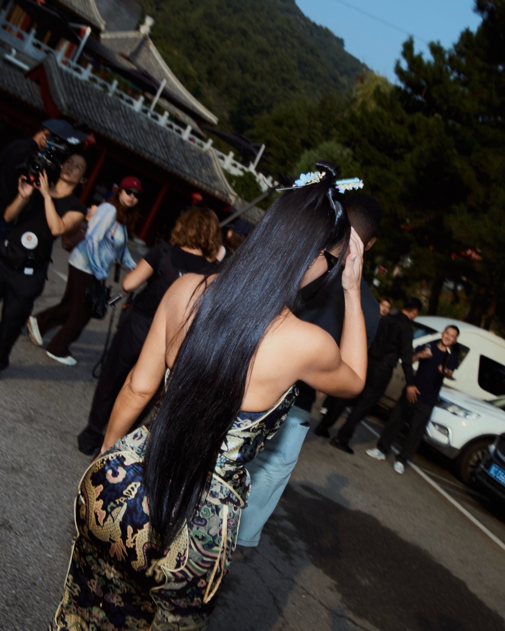 Kim Kardashian curte viagem na China — Foto: Reprodução/Instagram