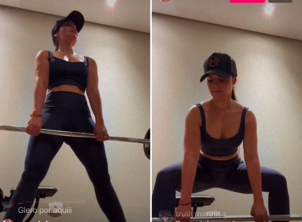 Maraisa exibe treino noturno em look fitness e surpreende seguidores — Foto: Reprodução/Instagram
