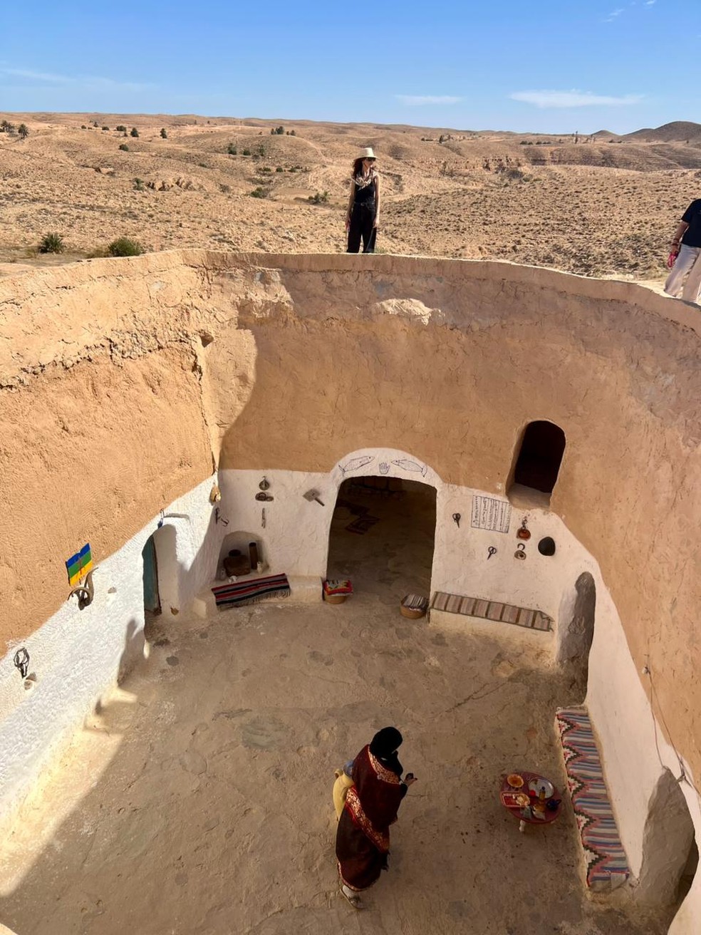 Giselle Batista na Tunísia — Foto: Acervo pessoal