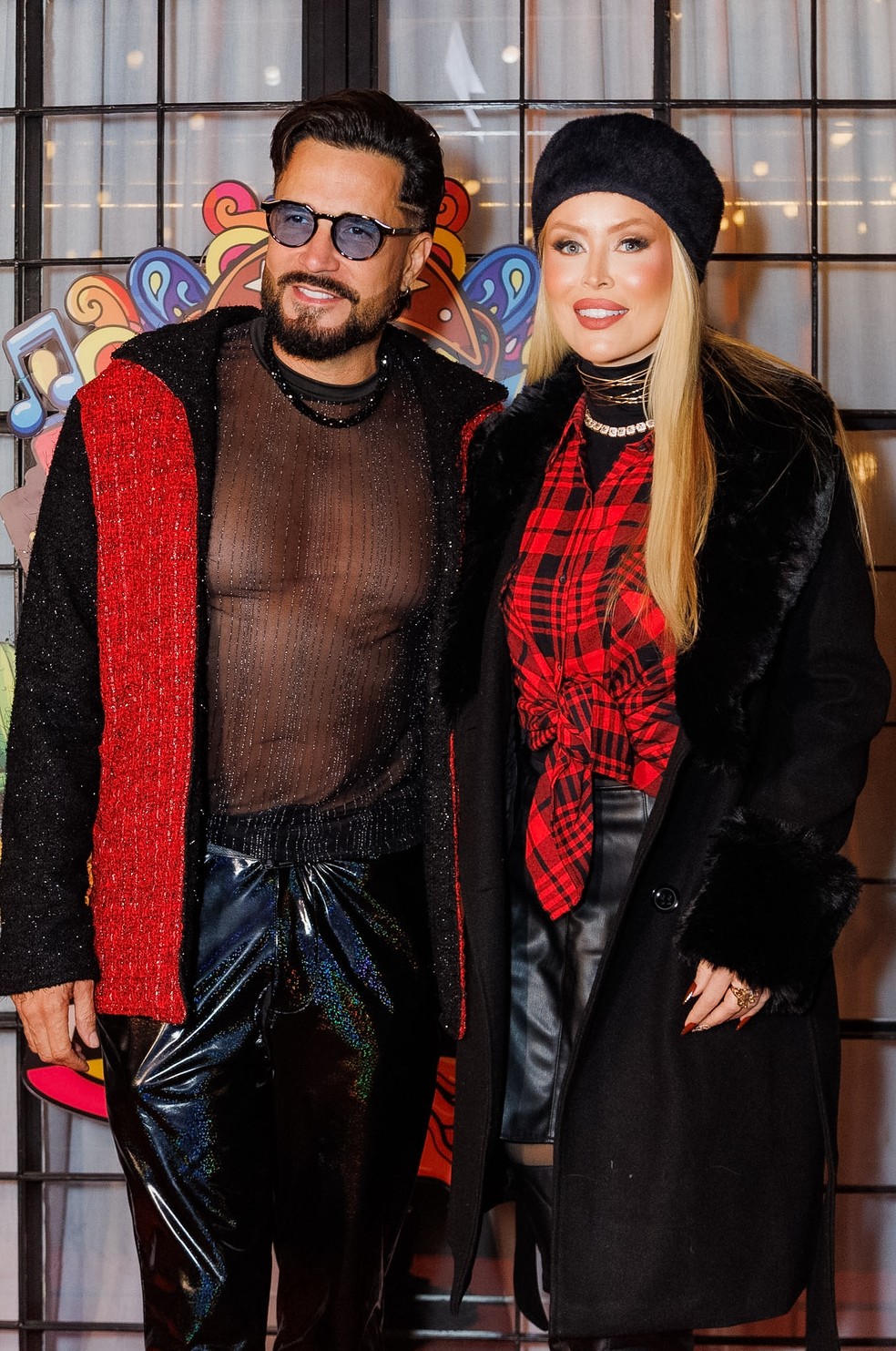 Latino e Raffa Rarbbie — Foto: Clayton Felizardo/Brazilnews