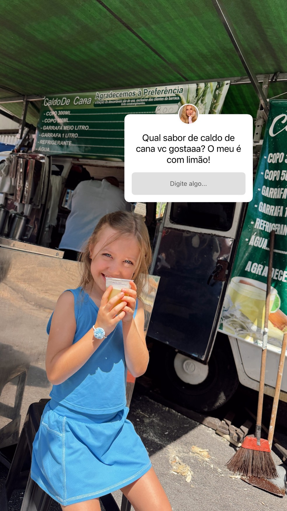 Ana Paula Siebert mostra momentos do domingo com Roberto Justus e a filha, Vicky — Foto: Reprodução/Instagram