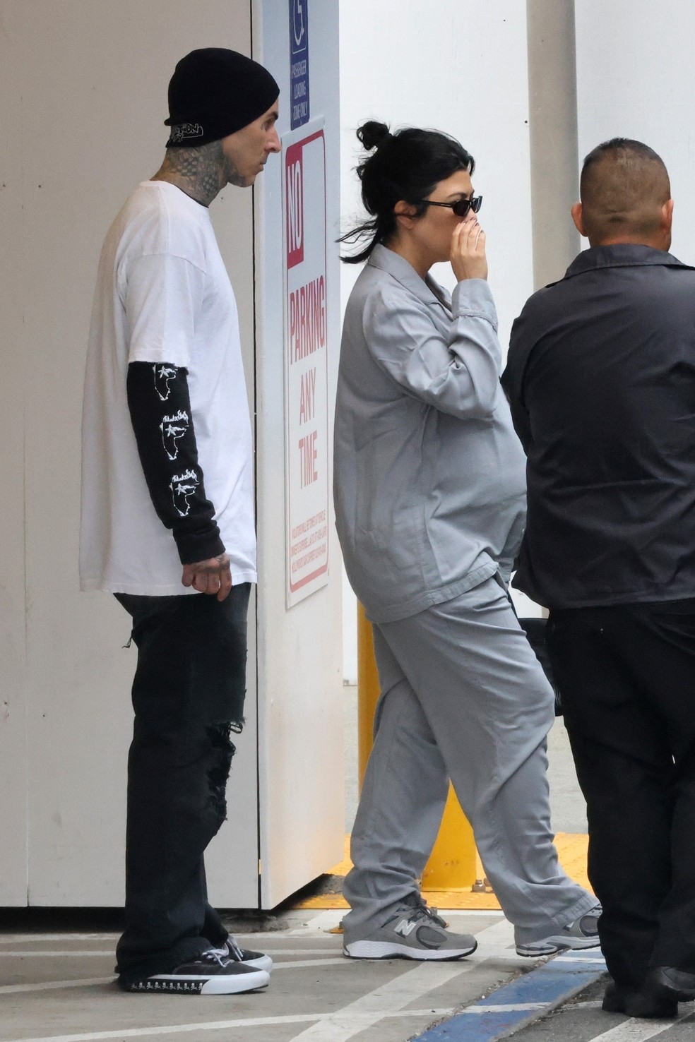Kourtney Kardashian tem alta hospitalar após emergência médica — Foto: The Grosby Group