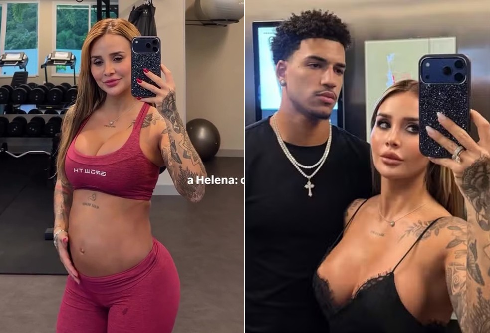 Bruna Rotta, grávida e separada do ex-Flu, Kauã Elias, fala da gestação — Foto: Reprodução/Instagram