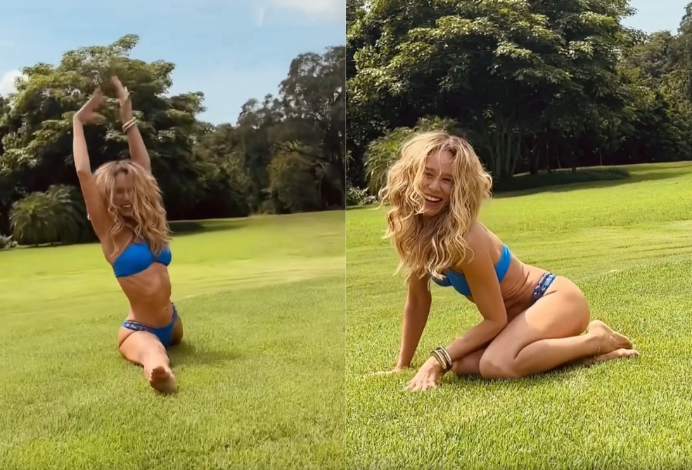 Mariana Ximenes exibe flexibilidade — Foto: Reprodução/Instagram