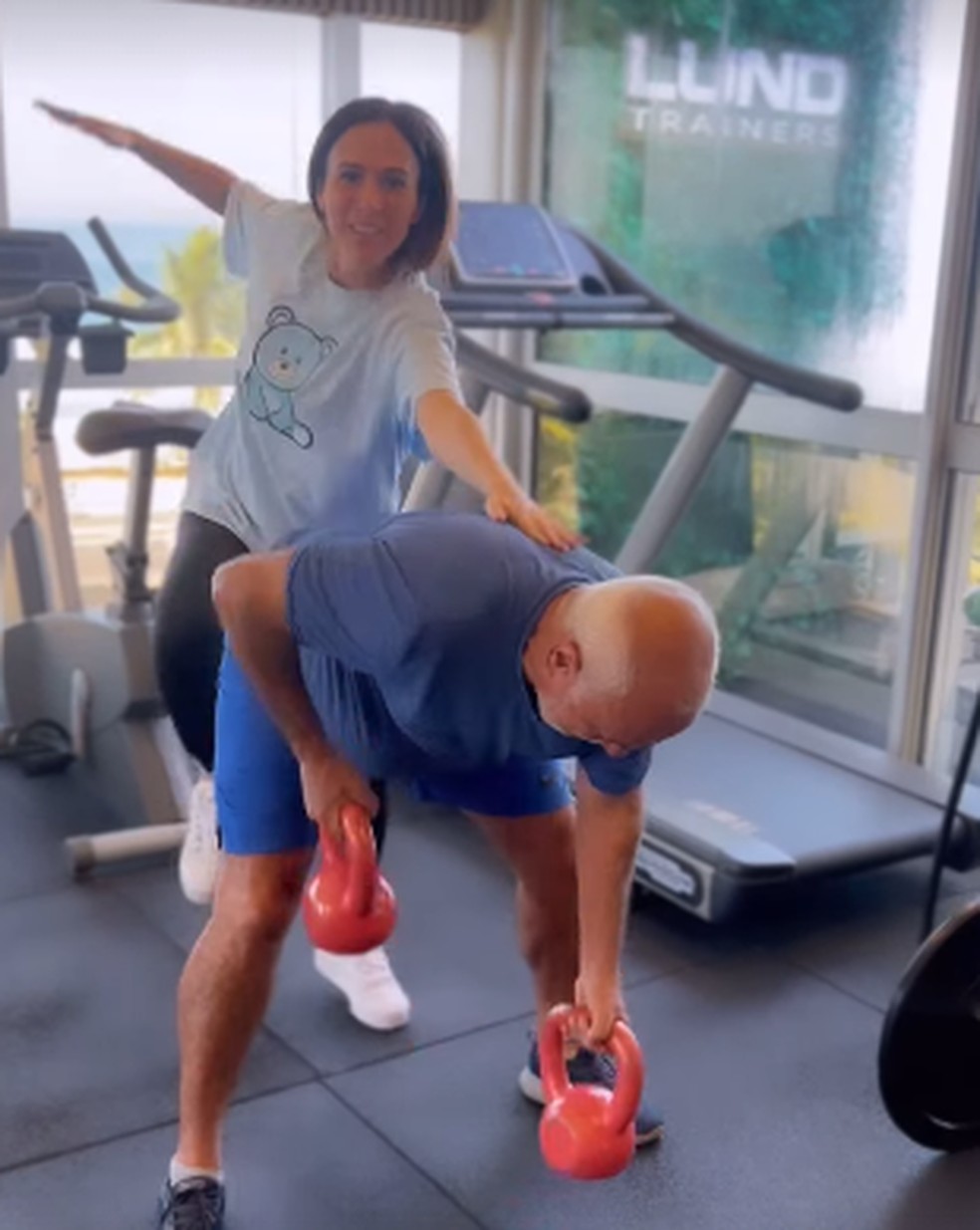 Tata Werneck e o pai — Foto: Reprodução/Instagram