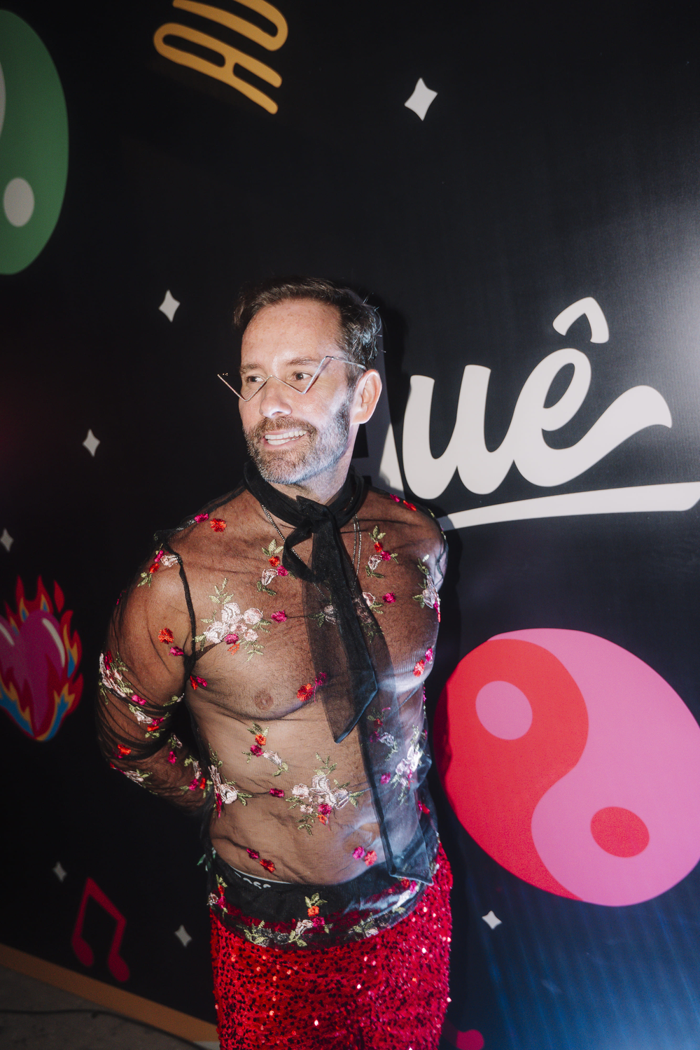 Léo Marçal no Festival Auê (Foto: reprodução/Mangabeira/QuemGlobo) Lorena Bueri