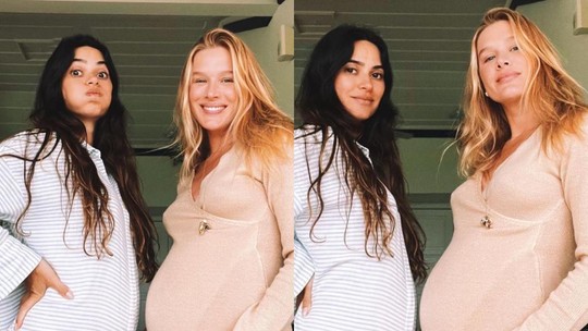Thaila Ayala fala sobre estar grávida ao mesmo tempo em que Fiorella Mattheis: "Sorte"