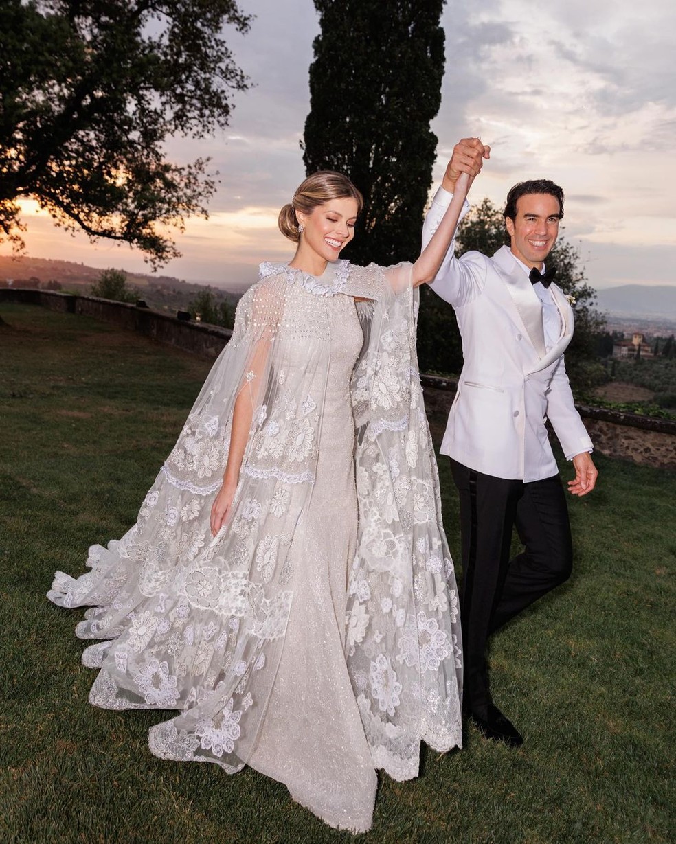 Casamento de Lalá Rudge e Bruno Khouri — Foto: Reprodução/Instagram