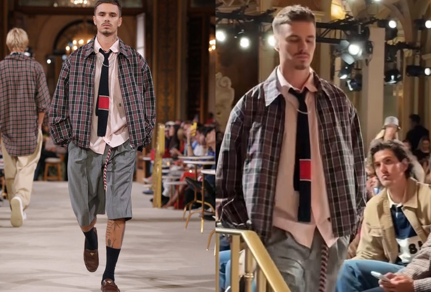 Romeu Beckham fecha desfile no primeiro dia da NYFW