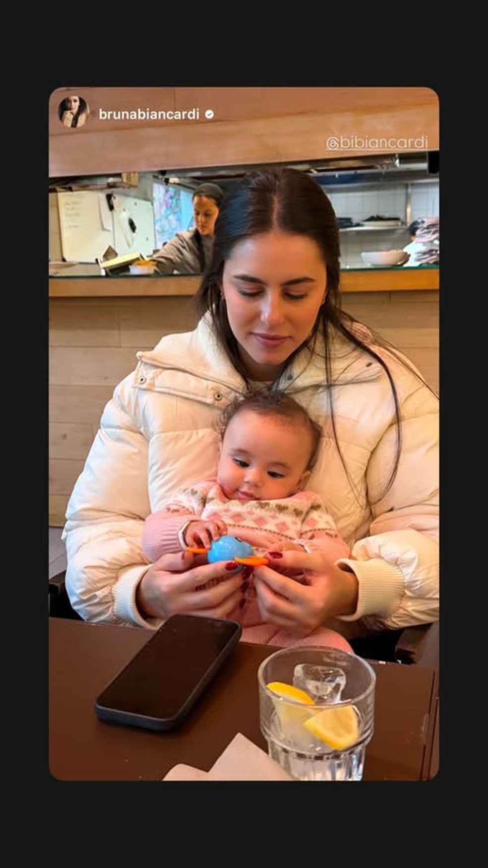 Bianca Biancardi com as sobrinhas — Foto: Reprodução/Instagram