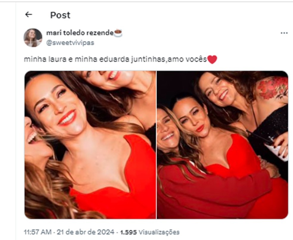Gabriela Duarte e Vivianne Pasmanter se encontram e web pira ao lembrar ...