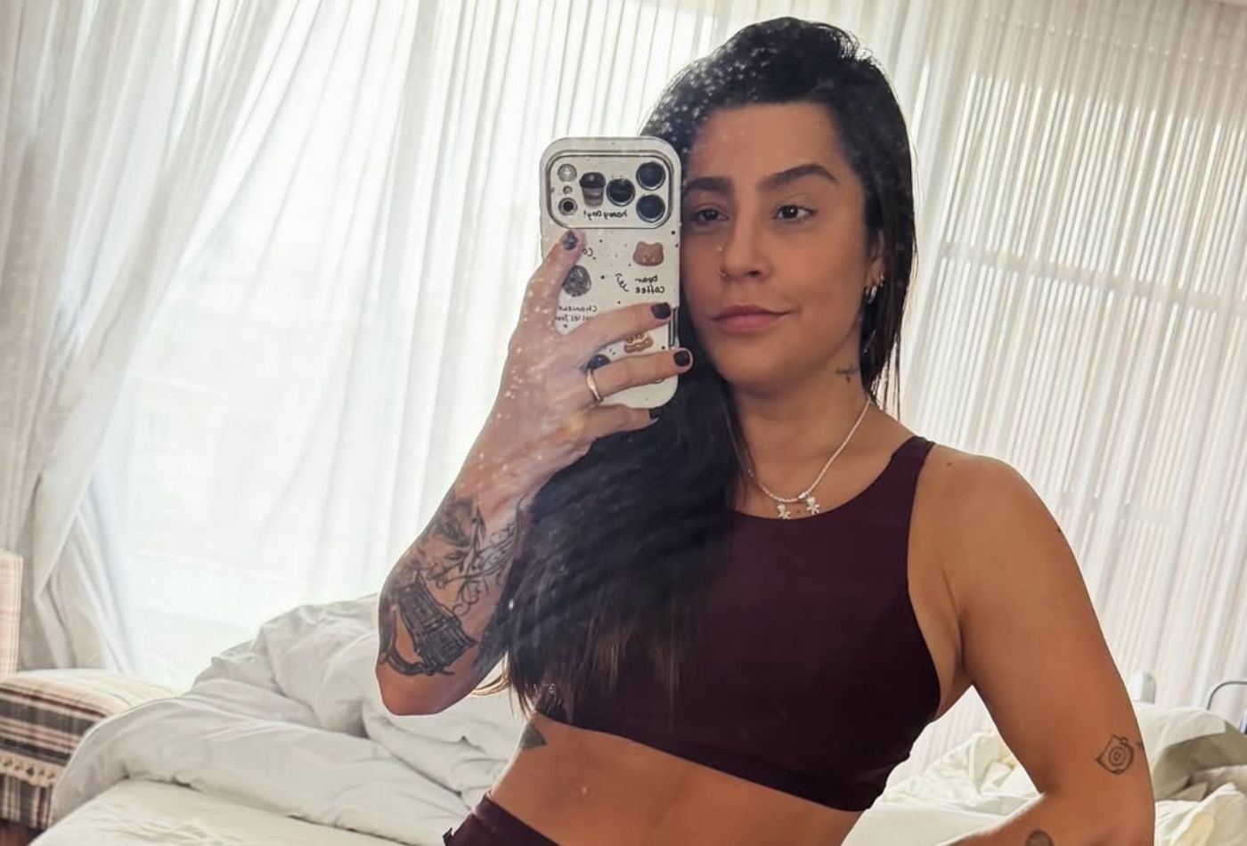 Lauana Prado volta aos treinos e exibe mudanças no corpo 26 dias após o nascimento do filho: 