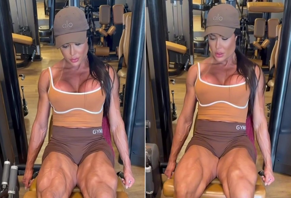 Gracyanne faz balanço seis meses após cirurgia no joelho — Foto: Reprodução/Instagram