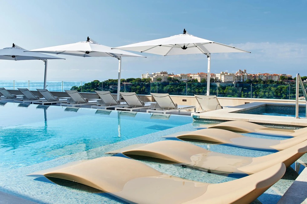 Clube de bem-estar Sky — Foto: Divulgação/Hotel de Paris Monte-Carlo