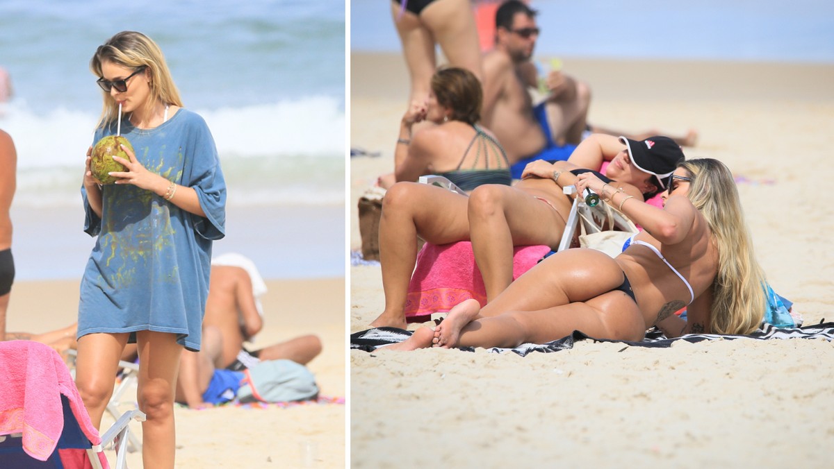 Yasmin Brunet mostra corpão em dia de yoga na praia - Revista