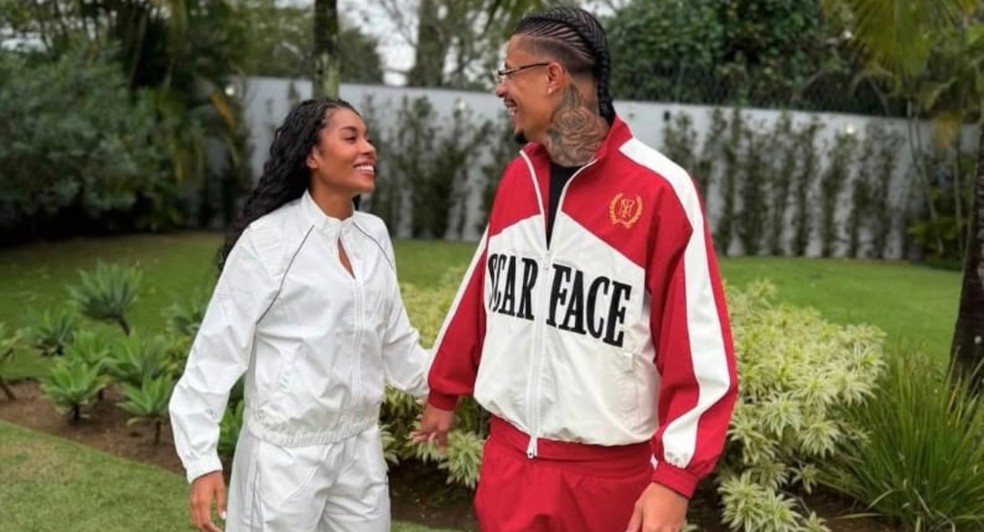 Giovanna Jacobina e novo namorado — Foto: Reprodução/Instagram