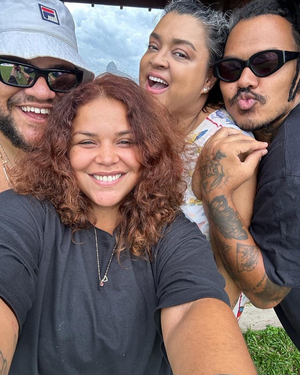 Gominho, Jude Paulla, Preta Gil e Duh Marinho — Foto: Reprodução/Instagram