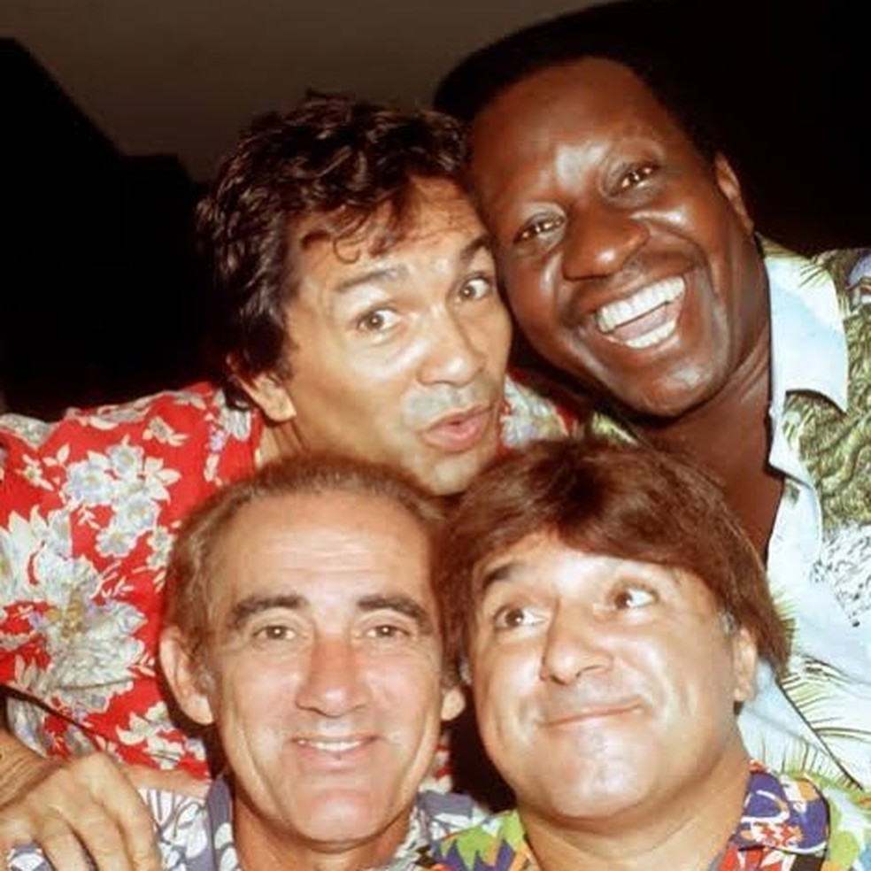 Os Trapalhões: Didi, Dedé, Zacarias e Mussum — Foto: Reprodução/Instagram