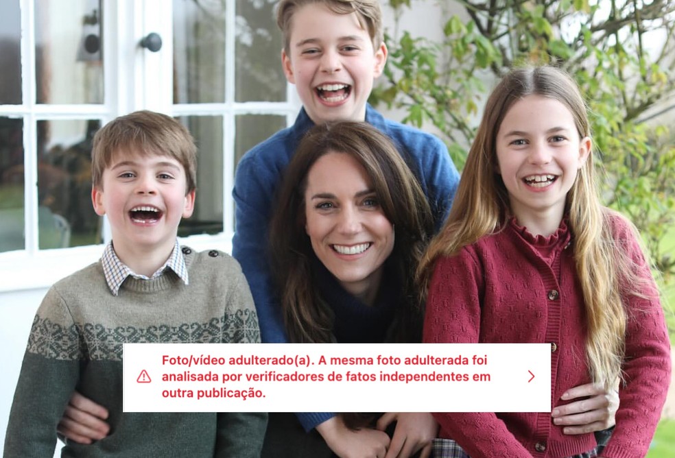 Foto de Dia das Mães de Kate Middleton — Foto: Reprodução/Instagram