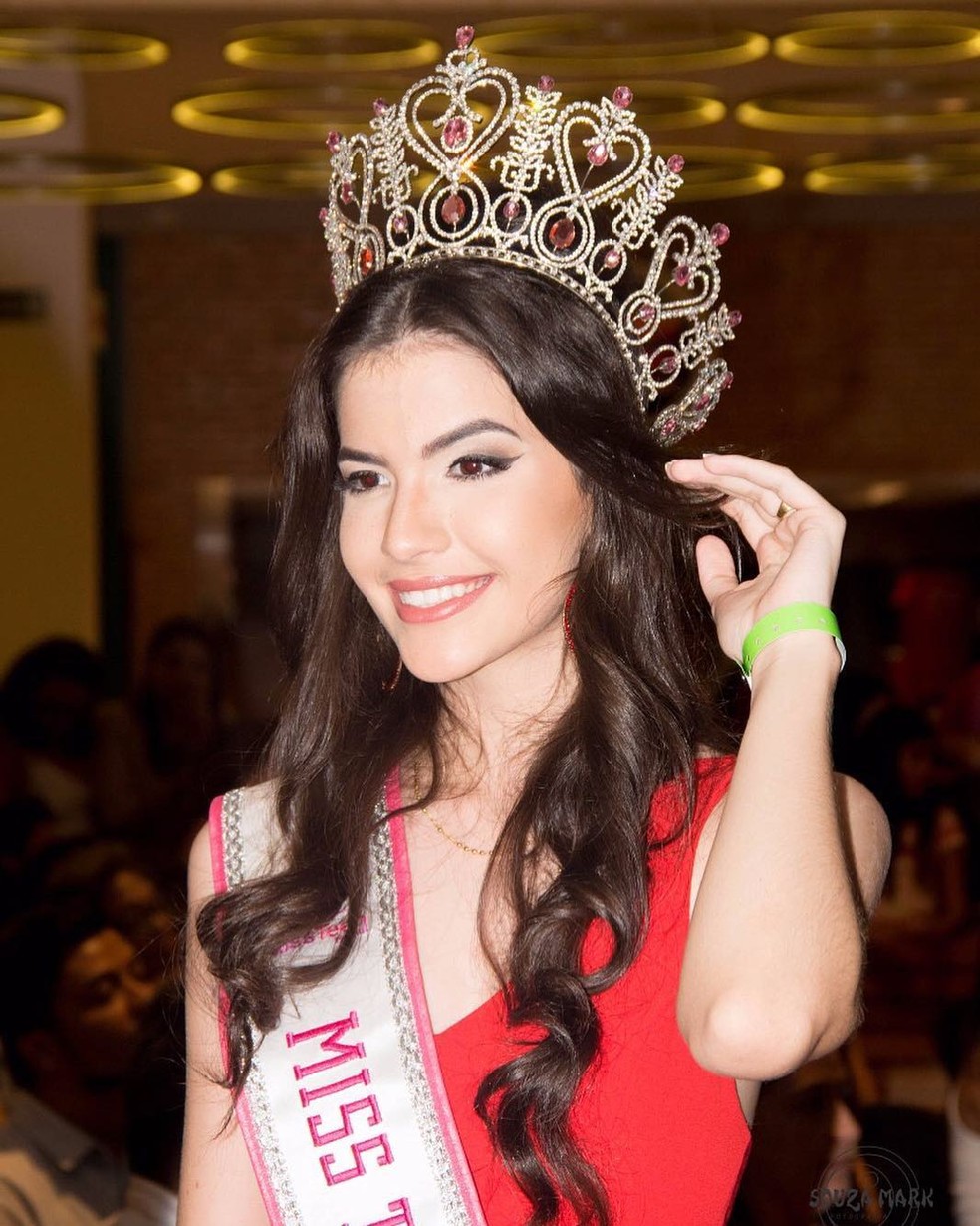 Maria Gabriela Lacerda no Miss Teen Piauí — Foto: Reprodução/ Instagram @mariagabriela_lacerda