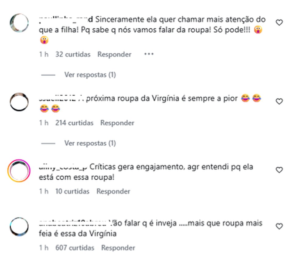 Look escolhido por Virginia Fonseca para festa da filha gera críticas na web — Foto: Reprodução/Instagram
