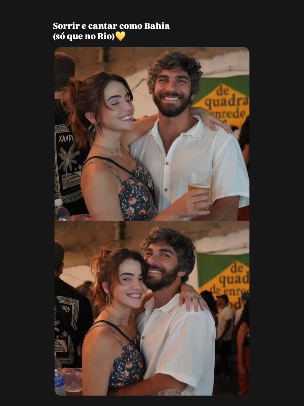 Maria Clara Senra e Hugo Moura — Foto: Reprodução/Instagram