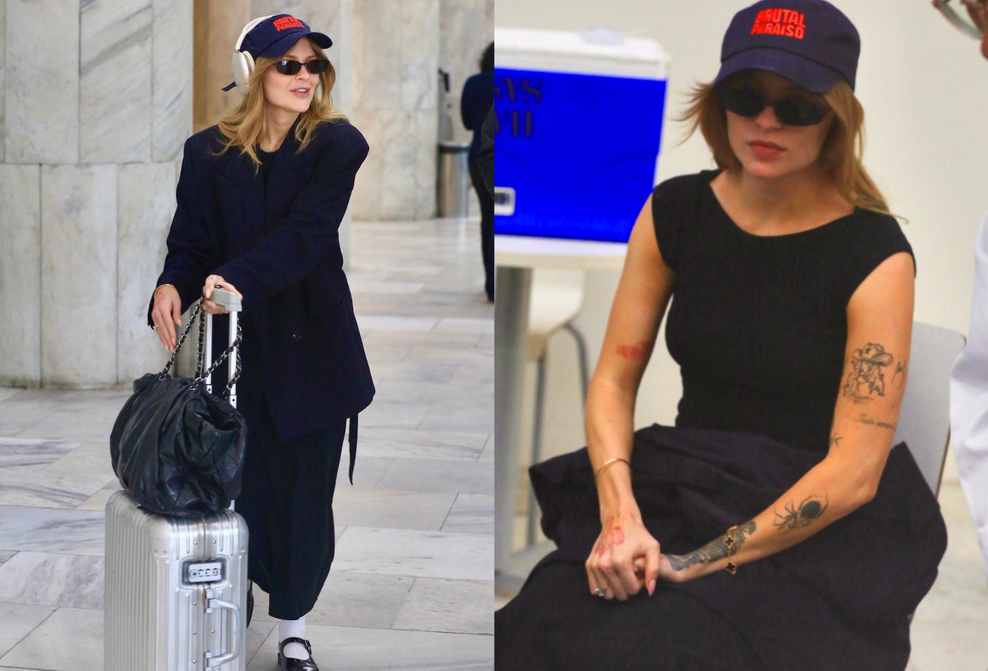 De olho no Rock in Rio, Luísa Sonza aproveita posto de vacinação em aeroporto; fotos - QTU Questões do Universo