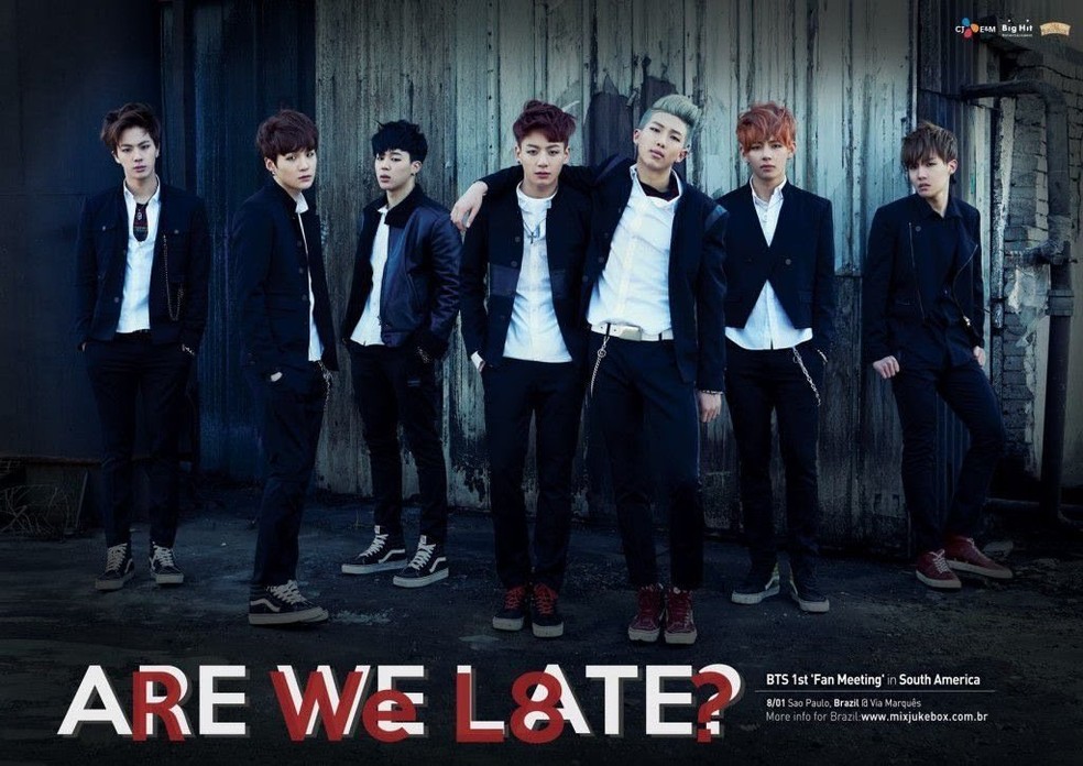 BTS anuncia primeiro show no Brasil em 2014 — Foto: Divulgação