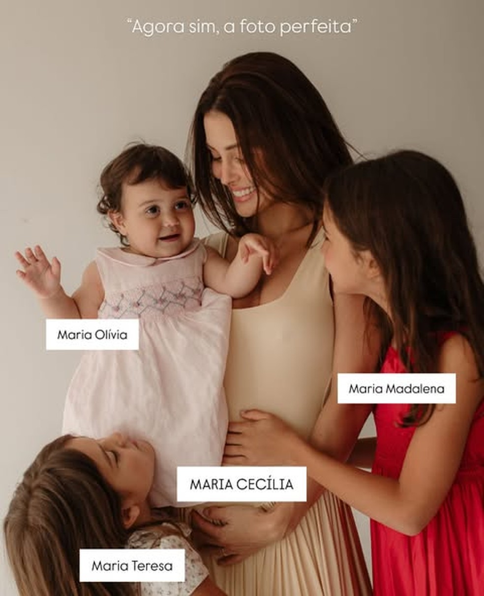 Letícia Almeida é mãe de 4 Marias — Foto: Reprodução/Instagram