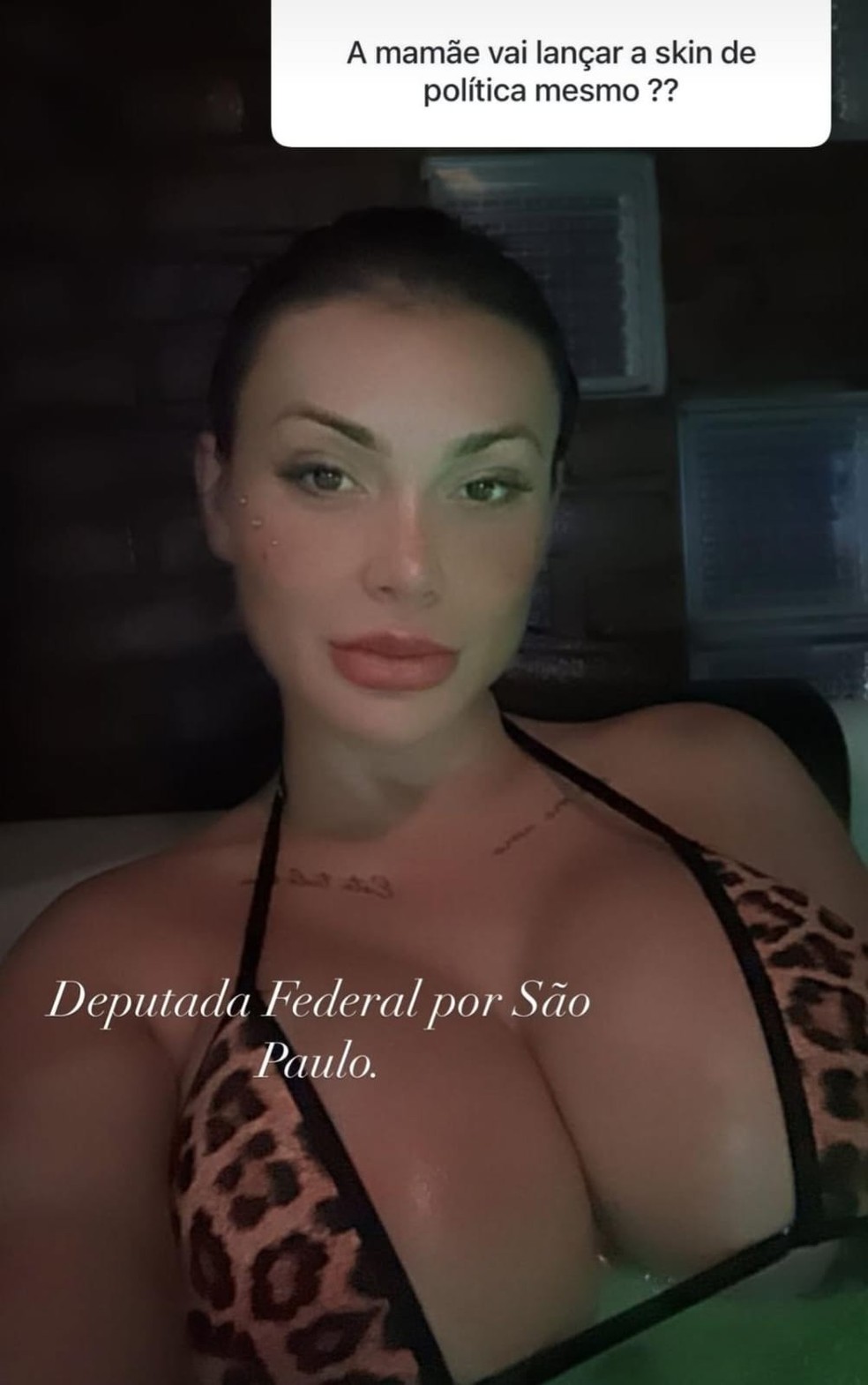 Andressa Urach responde aos fãs — Foto: Reprodução/Instagram