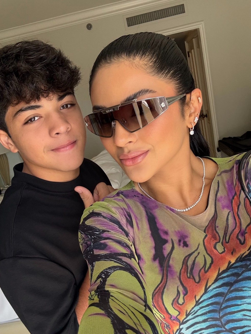 Yhudy e Mileide — Foto: Reprodução/Instagram