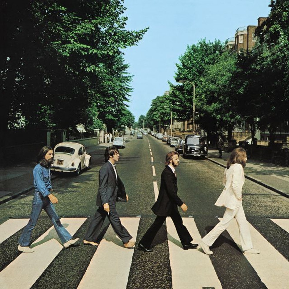 Abbey Road é o 12º álbum de estúdio dos Beatles e foi lançado em 26 de setembro de 1969 — Foto: Reprodução