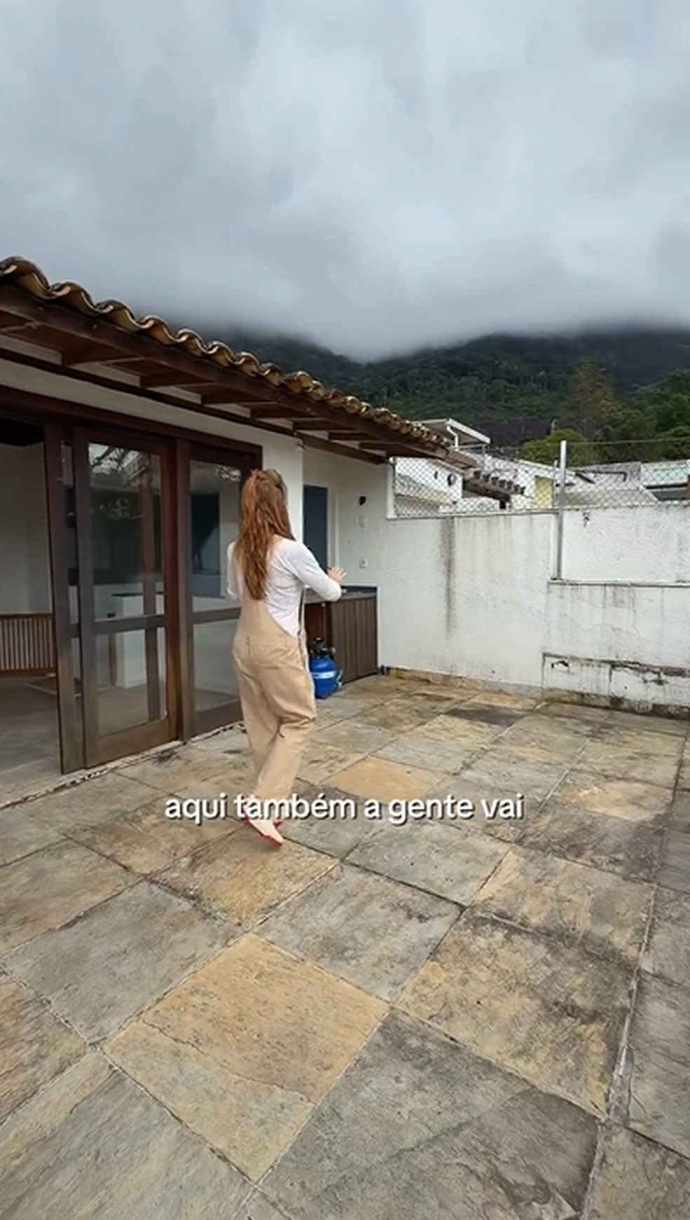 Letícia Spiller começou obras em nova casa — Foto: Reprodução/Instagram