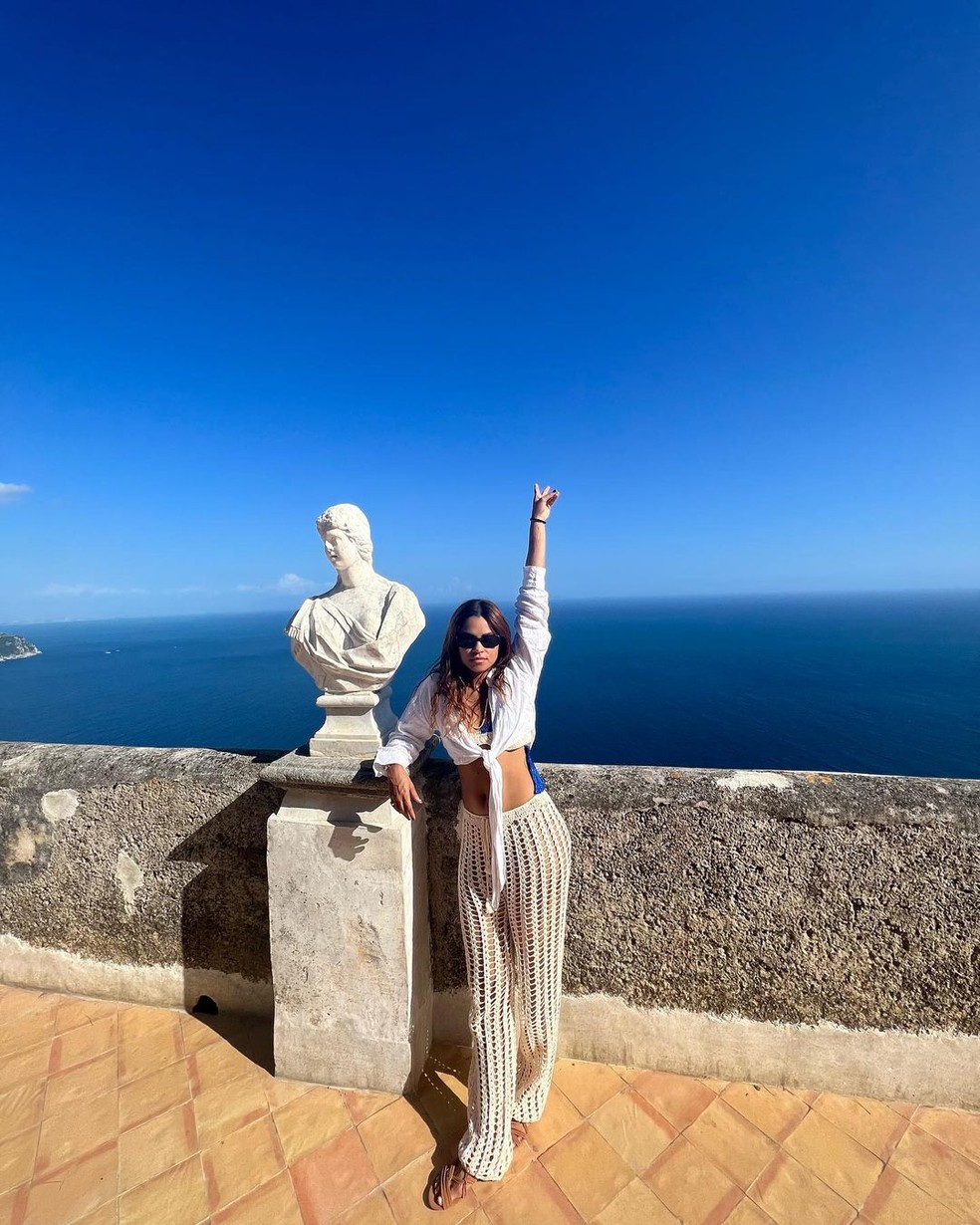 Lucy Alves registra viagem à Itália — Foto: Reprodução Instagram