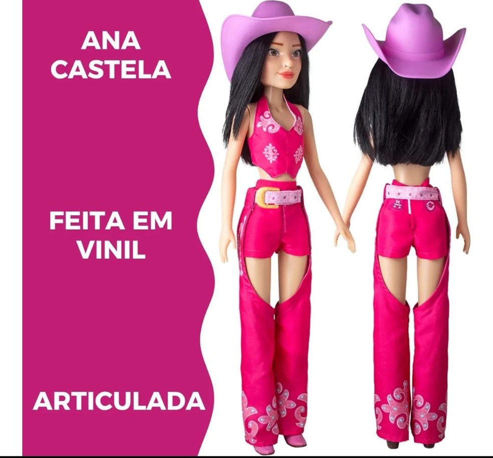 Ana Castela lança boneca de quase R$ 300 inspirada em seu visual; confira