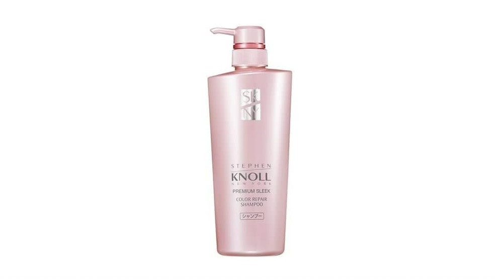 Shampoo Premium Sleek Stephen Knoll evita o amarelamento de cabelos tingidos de loiro — Foto: Reprodução/Amazon