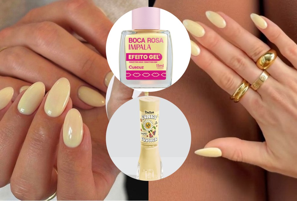 Amarelo manteiga está com tudo na moda - e nos esmaltes — Foto: Divulgação