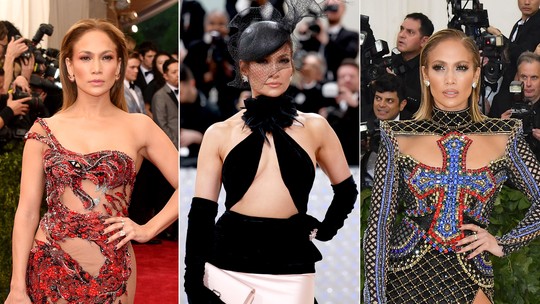 MET Gala: Jennifer Lopez é rainha de participações no evento; veja todos os looks